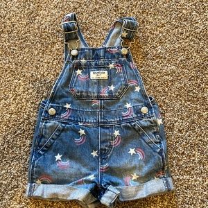 Baby girls OshKosh overalls size 12 months